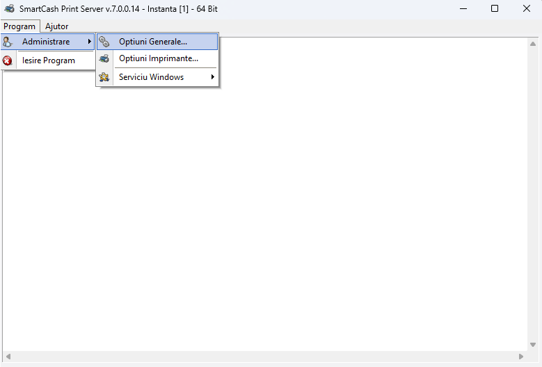 SmartCash_PrintServer_optiuni_generale